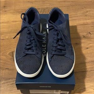 Grand Pro Marine Blue Suede Sneaker